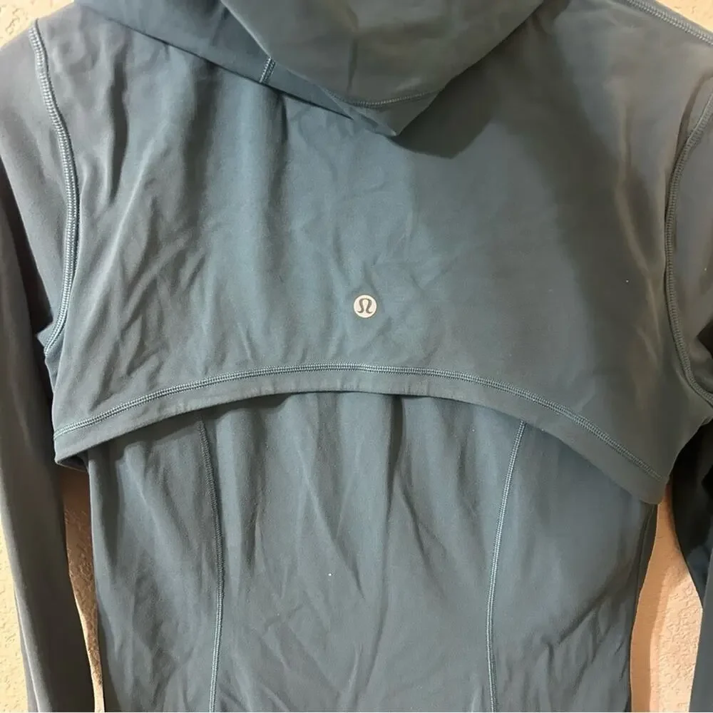 Lululemon Hooded Define Jacket Nulu Desert Teal - Size 8